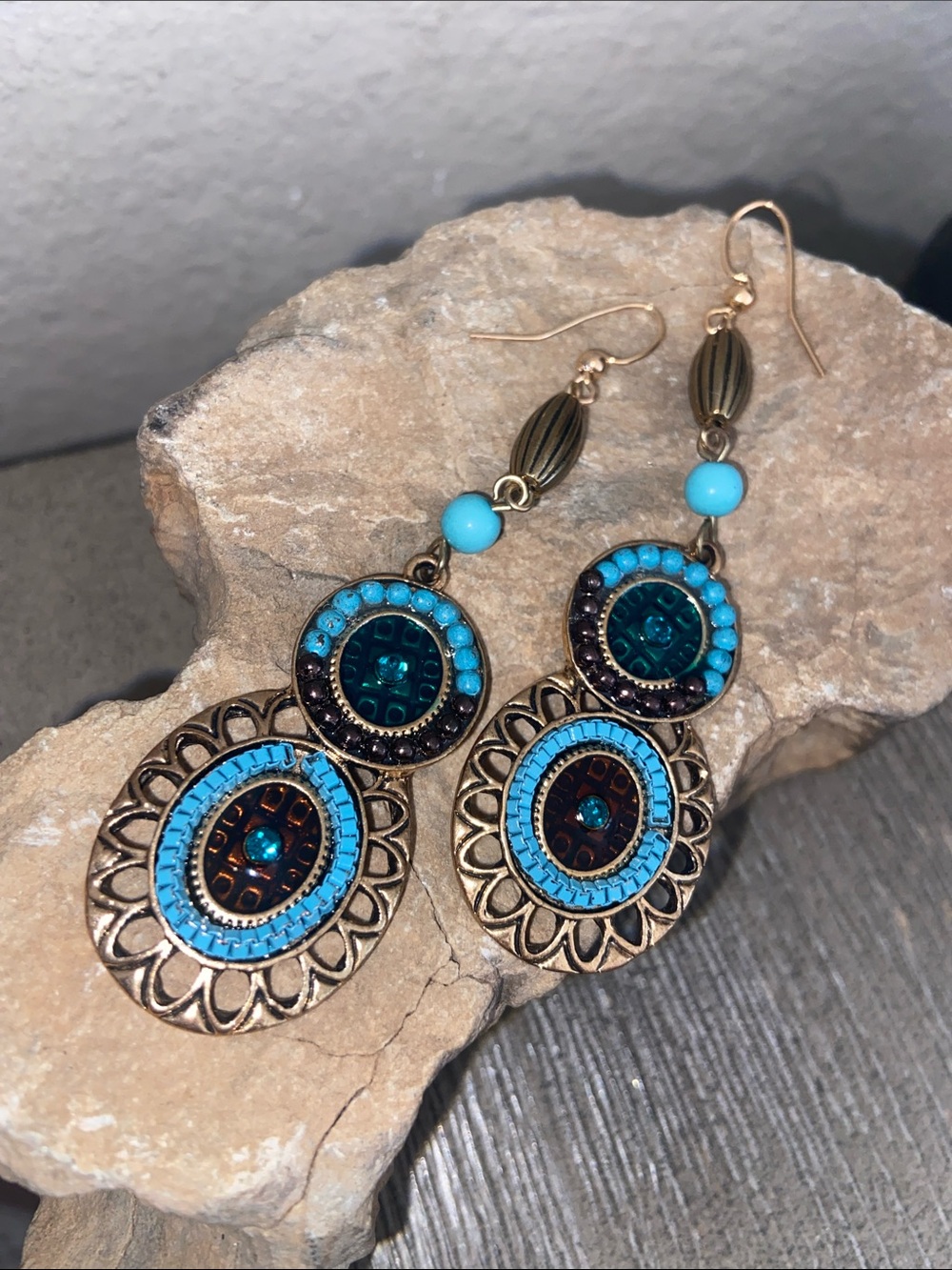 NEW Ornate Handmade Drop Earrings